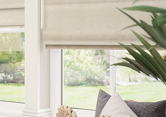 Florence Faux Suede, Stone - Roman Blind - Image 5